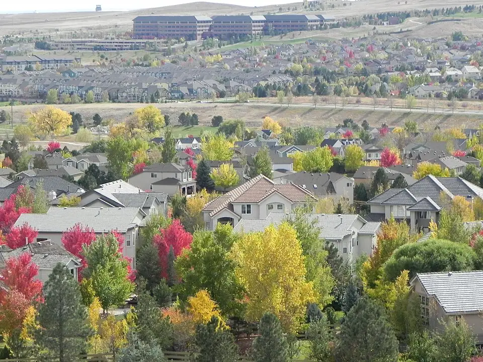 Residential neighborhood in Superior, Colorado